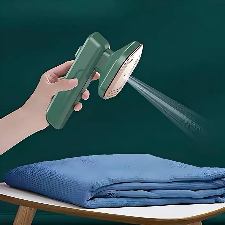 Green Foldable Steam Iron for Home & Travel