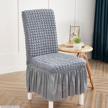 Grey Textured Chair Covers for Home & Office