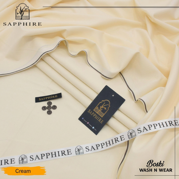 Sapphire Boski Plain Cream Suit for Men